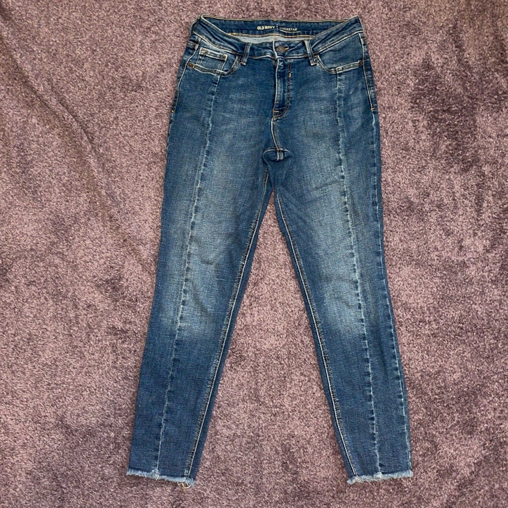 Old Navy rockstar mid-rise skinny jeans